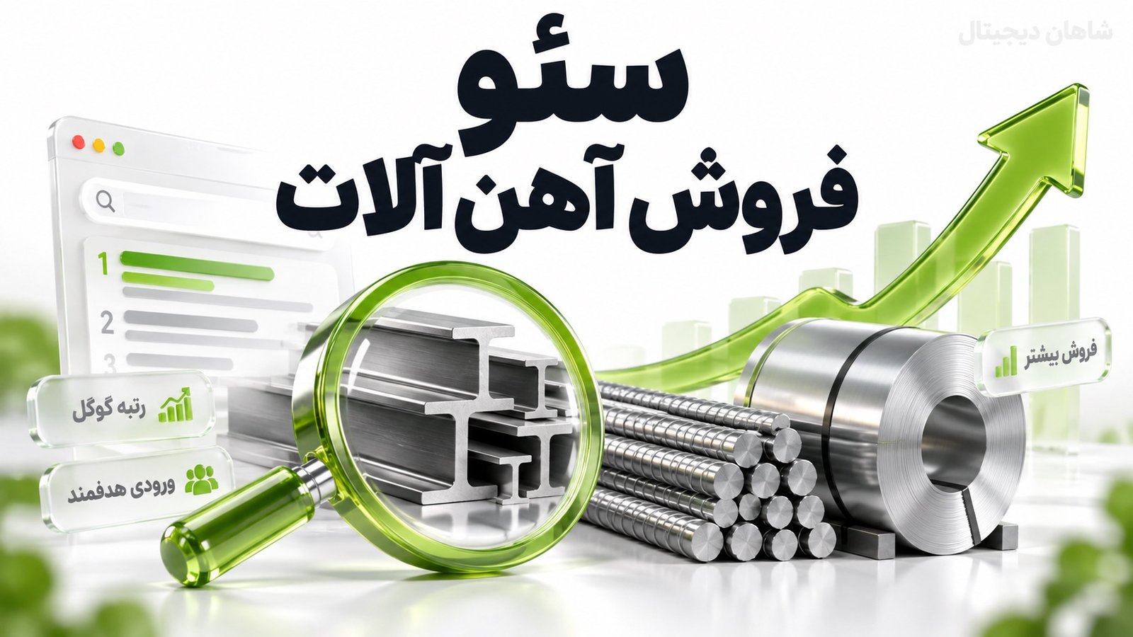 سئو فروش آهن آلات 🔥 8 مرحله از جست‌وجو تا استعلام واقعی