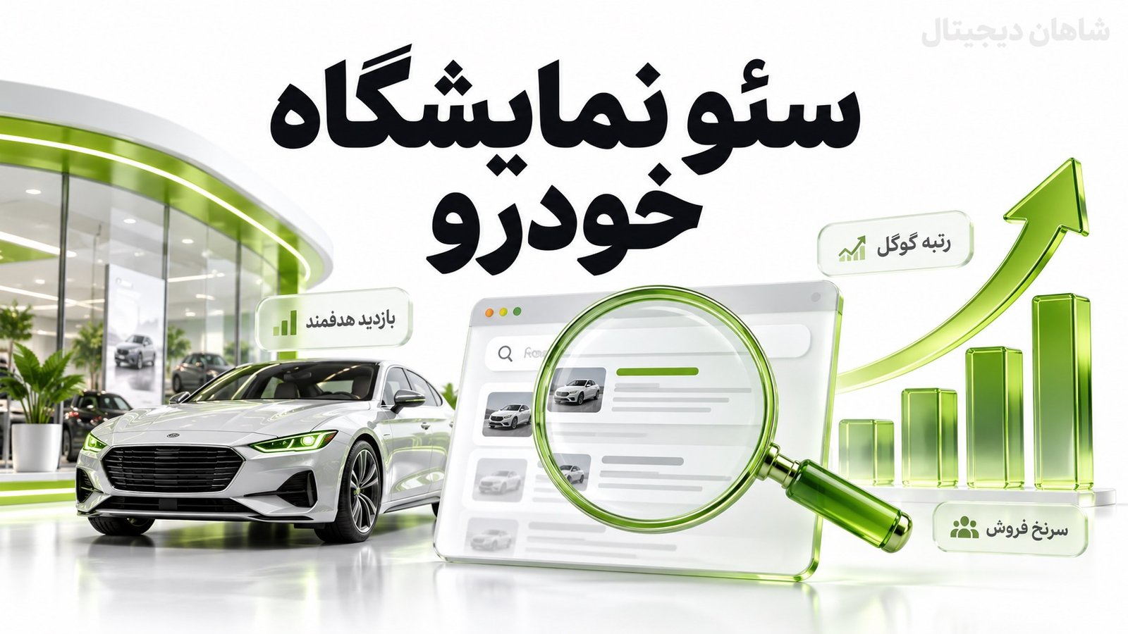 سئو نمایشگاه خودرو | نقشه جذب مشتری از گوگل تا معامله
